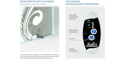 NOVELLINI SOLE TERMOARREDO di LUSSO 500X1000 W500
