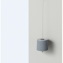 PORTAROTOLO DOT IN CORDA NERO - DESIGN E PRATICITÀ