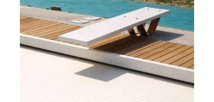 TRAMPOLINO PISCINA BASE PER TUFFI ULISSE 2.2 metri |cpa