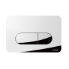 PLACCA VALSIR tropeaS | 2 Pulsanti di scarico | OVALE CROMO LUCIDO P2