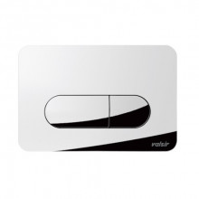 PLACCA VALSIR tropeaS | 2 Pulsanti di scarico | OVALE CROMO LUCIDO P2