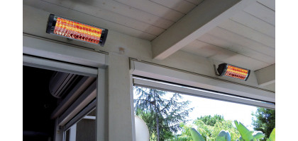 LAMPADE A RAGGI INFRAROSSI PER ESTERNO ED INTERNO | THERMOLOGIKA SOLEIL SYSTEM GRIGIO