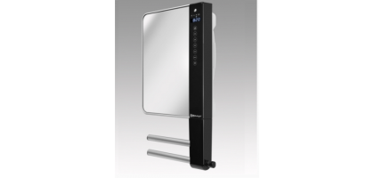 TERMOVENTILATORE CON SPECCHIO A PARETE WINDY VISIO  radialight