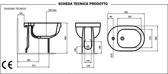 Bidet Per Disabili Sanitari Bagno Senior Thermomat