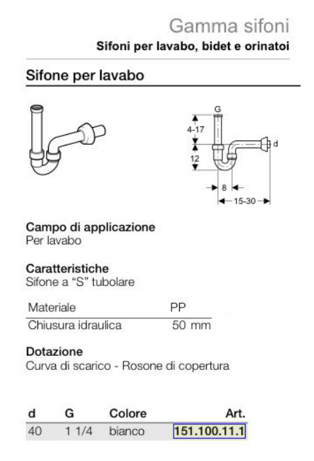 SIFONE-LAVABO-GEBERIT