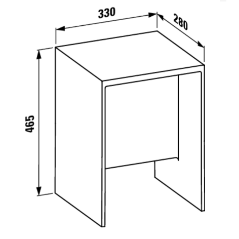 dimensioni dello sgabello kartell trasparente